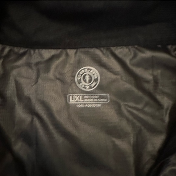 Gold's Gym Workout Apparel Reflective Vest L/XL 42-48 Black/Blue Cycling Zip NEW - Picture 7 of 12